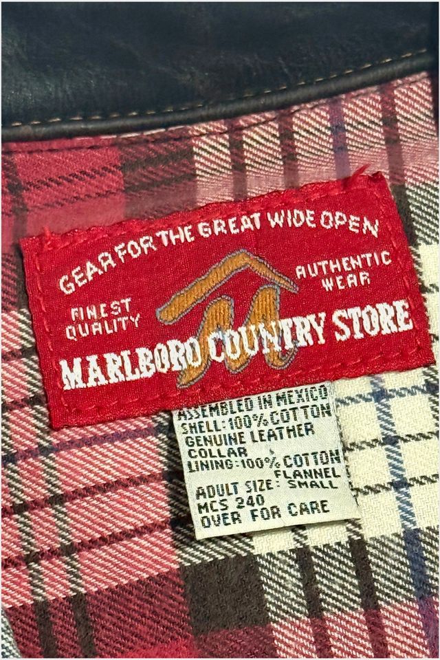 Vintage 1990’s Marlboro Denim Trucker Jacket #1