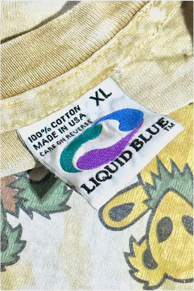Vintage 1990's Grateful Dead Patched Tie Dye T-Shirt #3