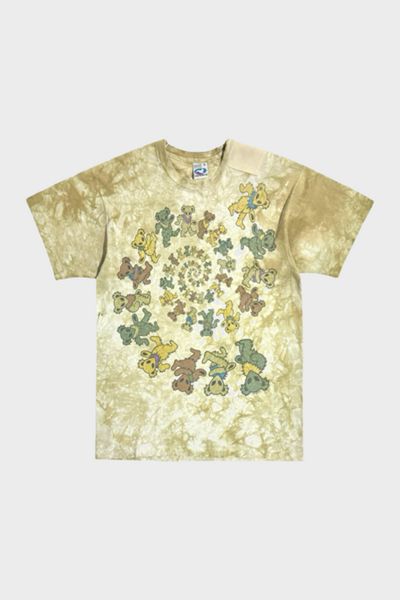 Vintage 1990's Grateful Dead Patched Tie Dye T-Shirt