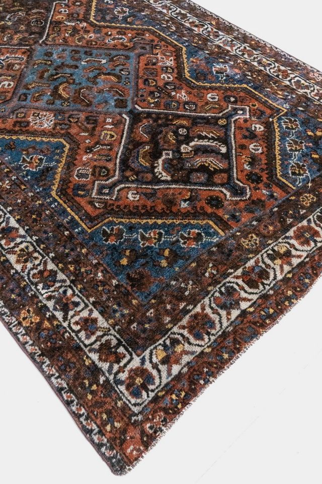 District Loom Vintage Shiraz Scatter Rug #3