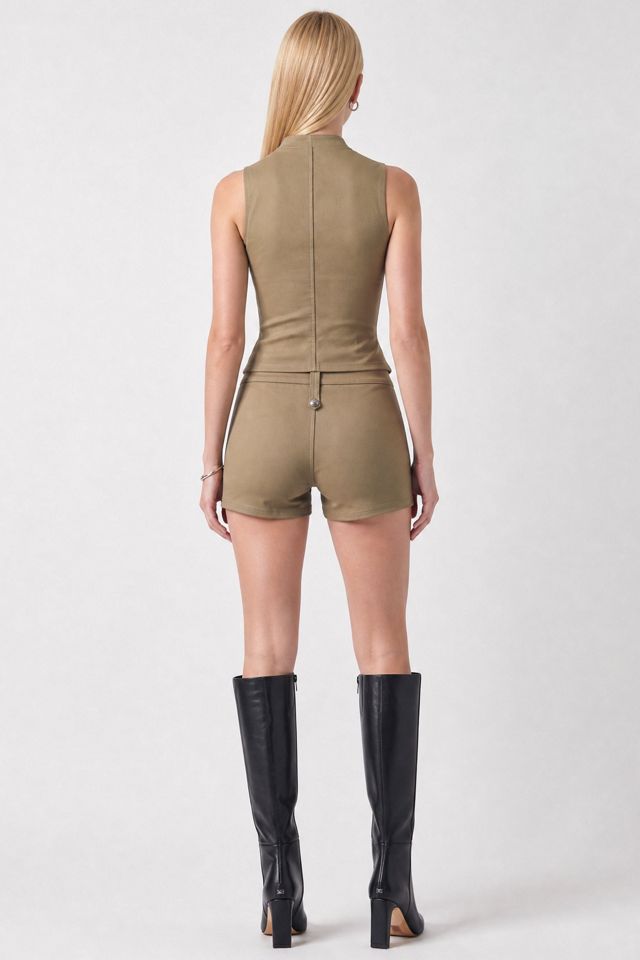 Personal Code Napoleon Military Button Tab Shorts #4