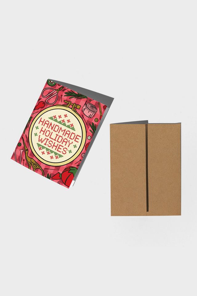 Boss Dotty Handmade Holiday Wishes Card #1