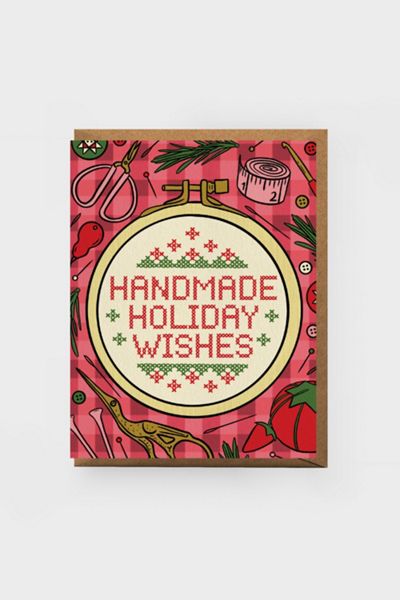 Boss Dotty Handmade Holiday Wishes Card
