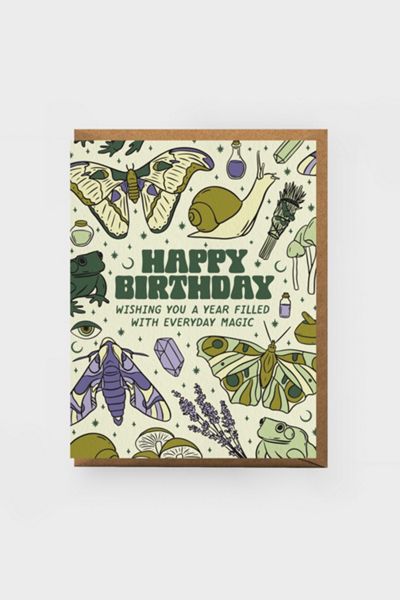 Boss Dotty Everyday Magic Moth Birthday Card
