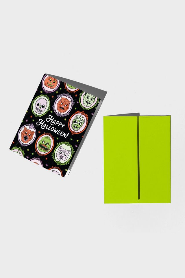 Boss Dotty Monster Mask Halloween Card #1