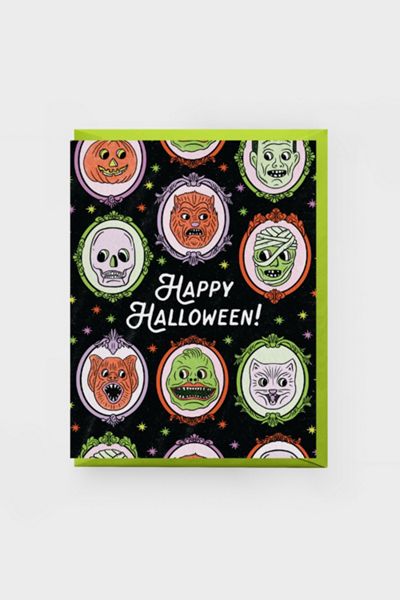 Boss Dotty Monster Mask Halloween Card