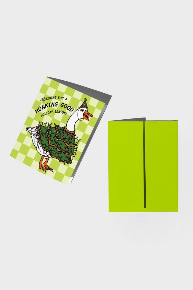 Boss Dotty Holiday Porch Goose Card #1