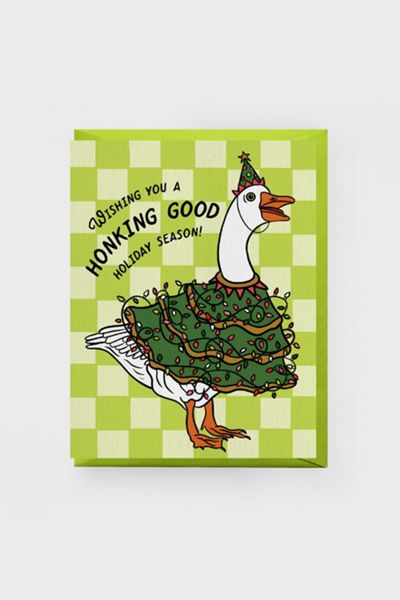 Boss Dotty Holiday Porch Goose Card