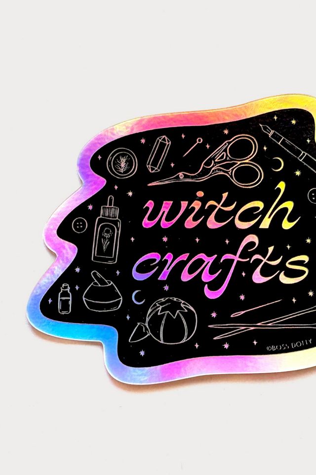 Boss Dotty Witch Crafts Holographic Sticker #1