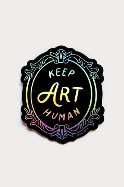 Boss Dotty Keep Art Human Holographic Sticker