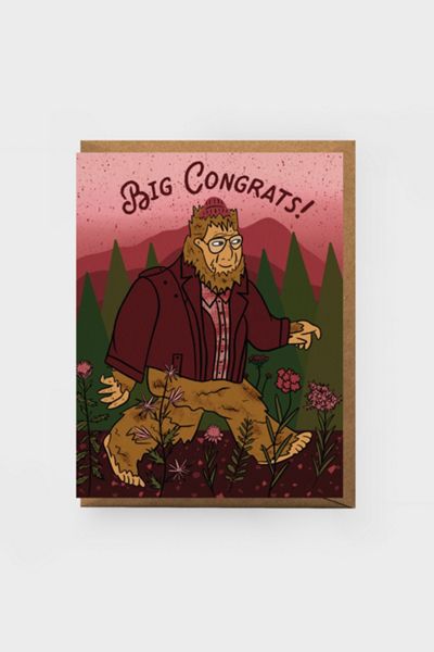 Boss Dotty Bigfoot Congratulations Card
