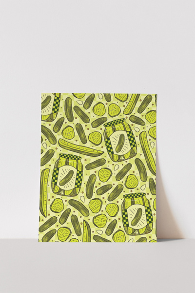 Boss Dotty Pickles Art Print