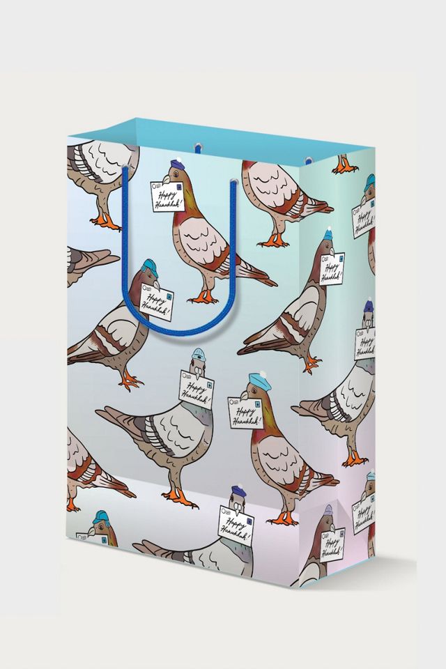 Boss Dotty Hanukkah Pigeon Gift Bag #1