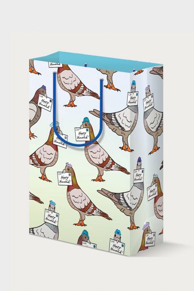 Boss Dotty Hanukkah Pigeon Gift Bag