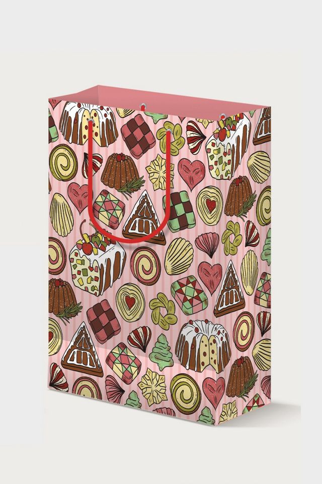 Boss Dotty Holiday Treat Pattern Gift Bag #1