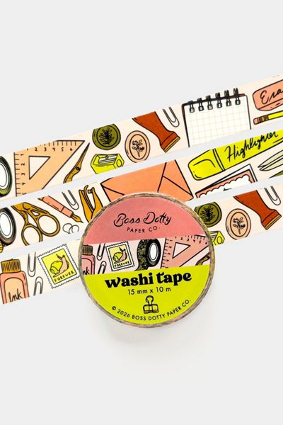 Boss Dotty Stationery Pattern Washi Tape