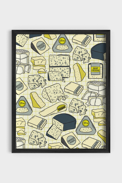 Boss Dotty Cheese Art Print