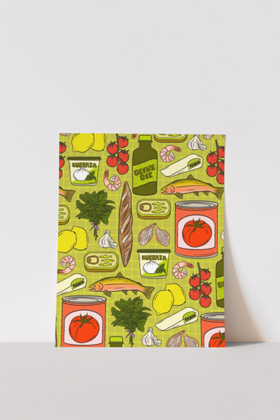 Boss Dotty Sunday Dinner Art Print