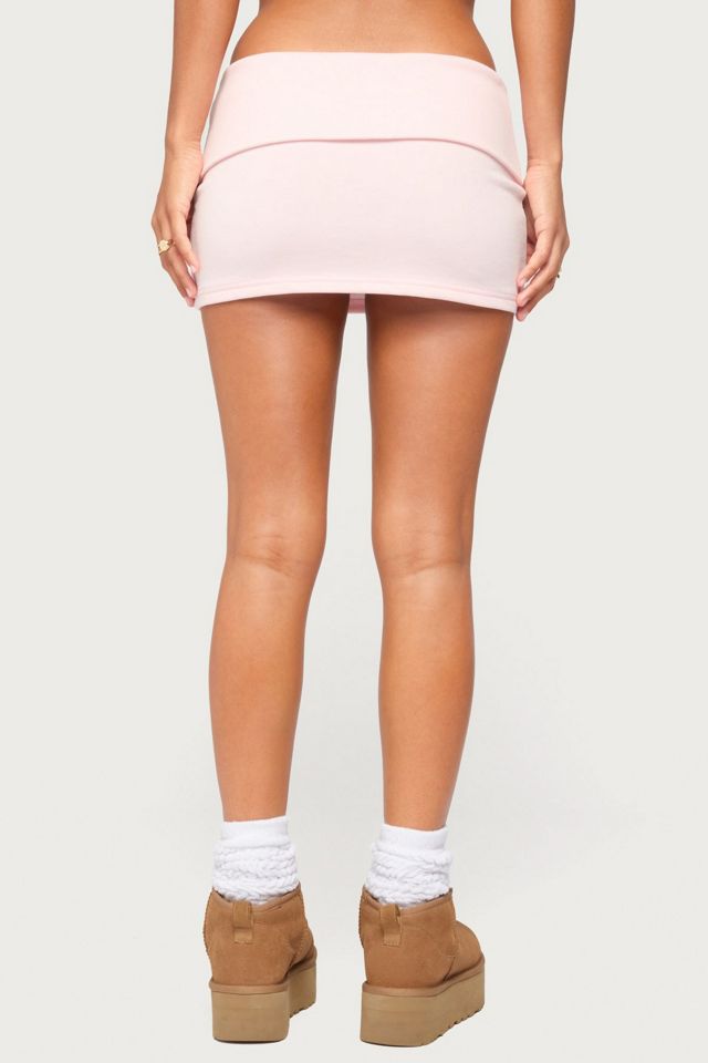 Edikted Cello Foldover Mini Skirt #3