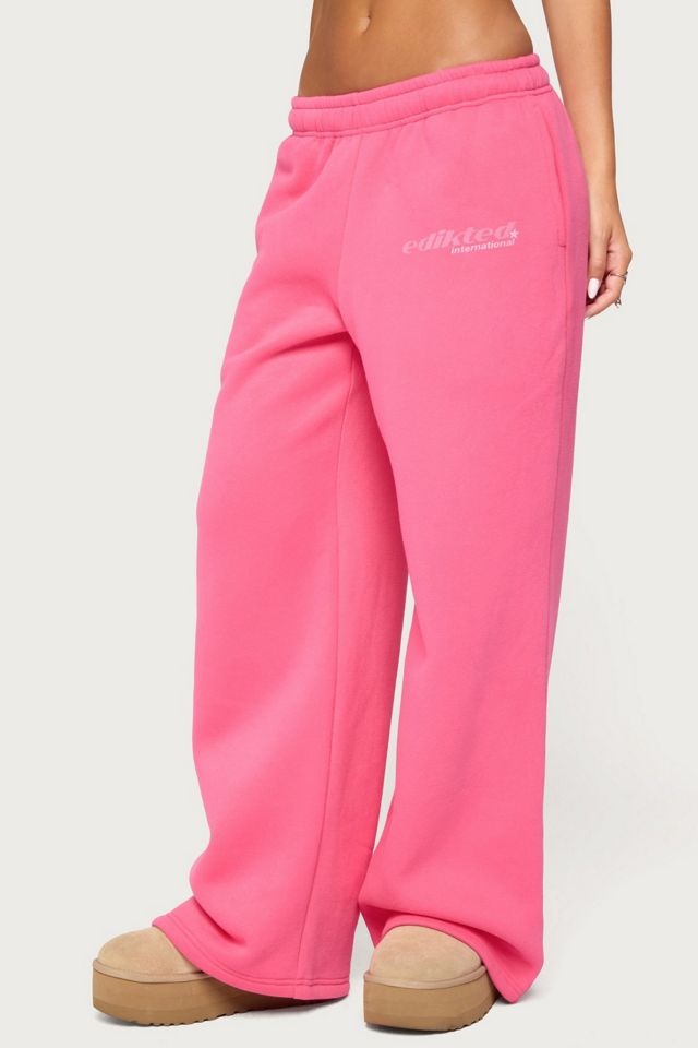 Edikted Edikted International Wide Leg Sweatpants #2