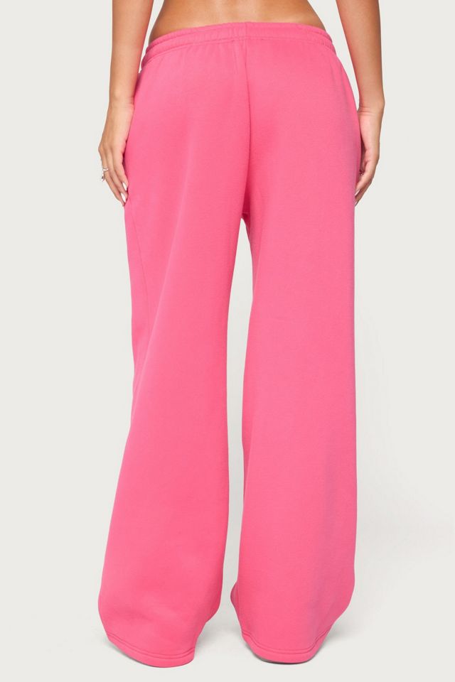 Edikted Edikted International Wide Leg Sweatpants #4