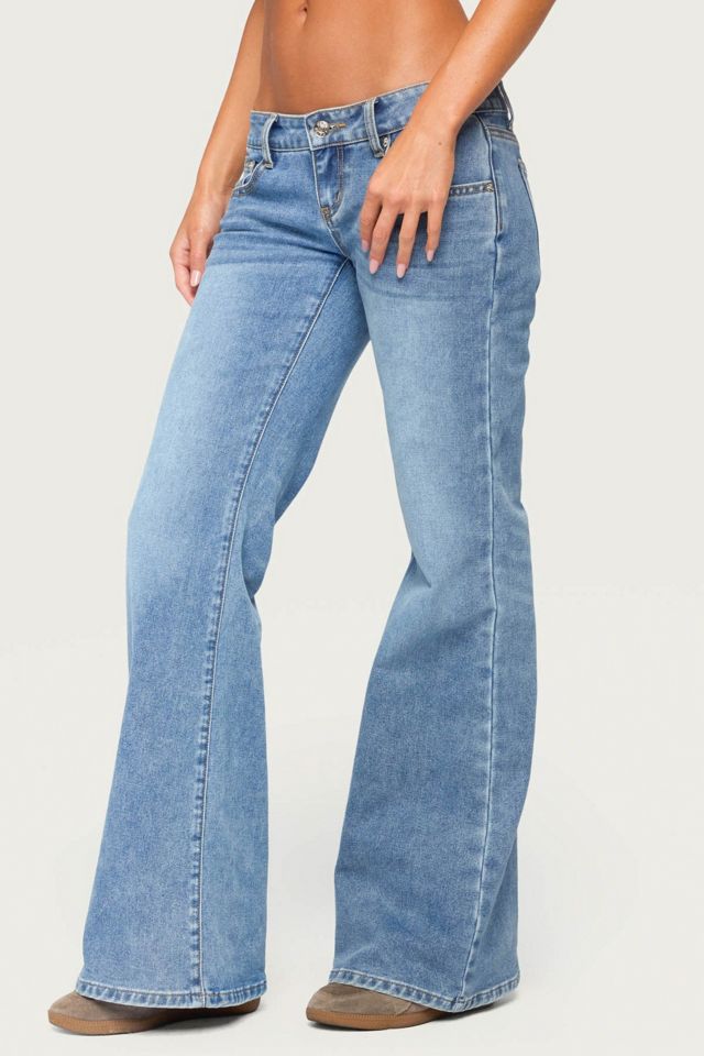 Edikted Girla Low Rise Wide Leg Jeans #2