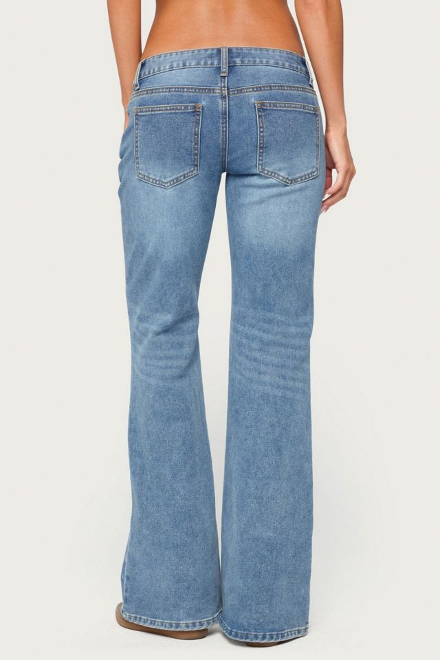 Edikted Girla Low Rise Wide Leg Jeans #4