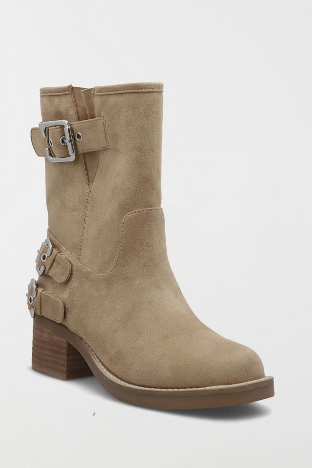 MIA Averie Suede Buckle Moto Boot #1