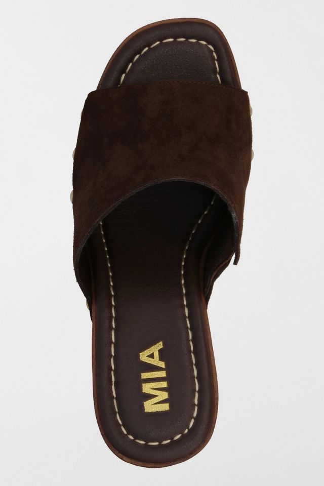 MIA Estefany Suede Studded Platform Mule #3