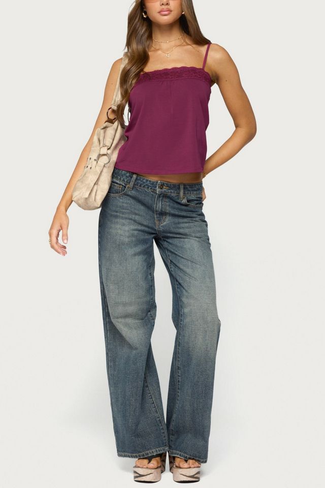 Edikted Abbe Lacey Tank Top #1