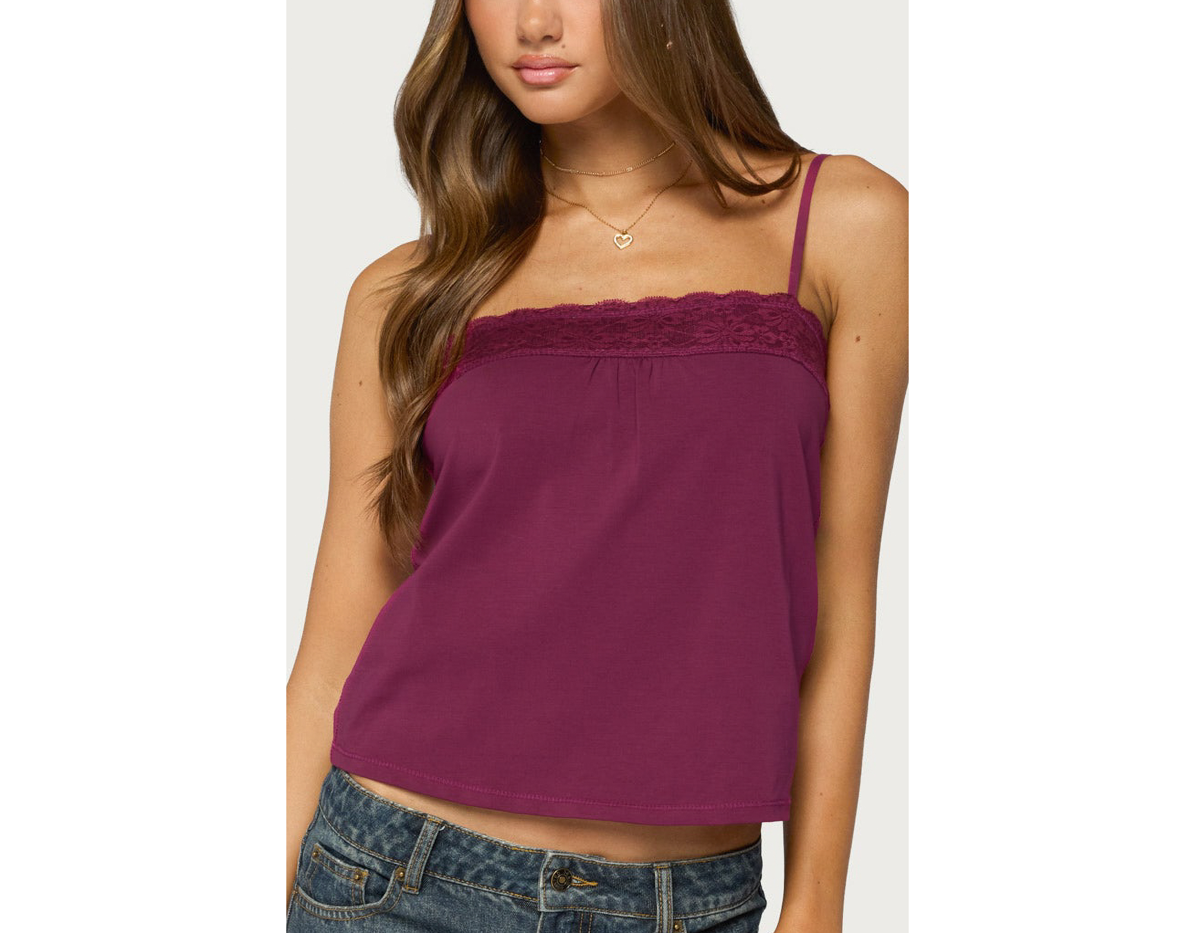Edikted Abbe Lacey Tank Top