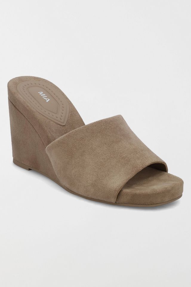 MIA Jessica Suede Wedges #1