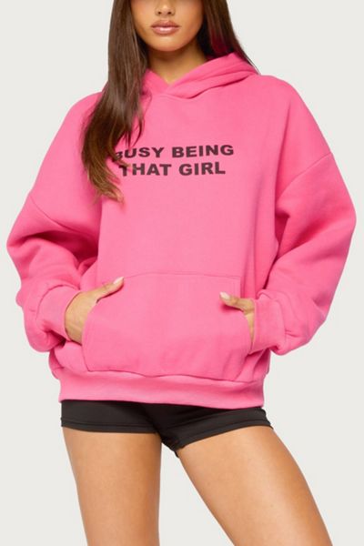Edikted Busy Girl Oversized Hoodie