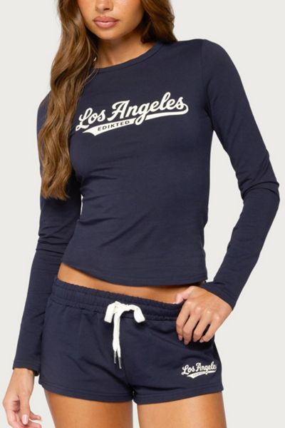 Edikted Edikted Cali Long Sleeve T Shirt