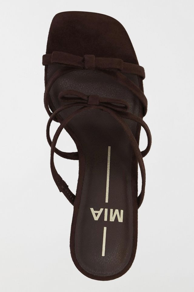 MIA Sonja Suede Bow Heeled Sandal #3