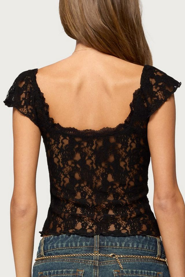 Edikted Haile Lace Top #4