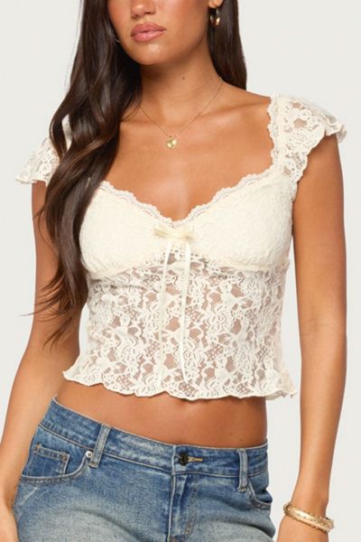 Edikted Haile Lace Top