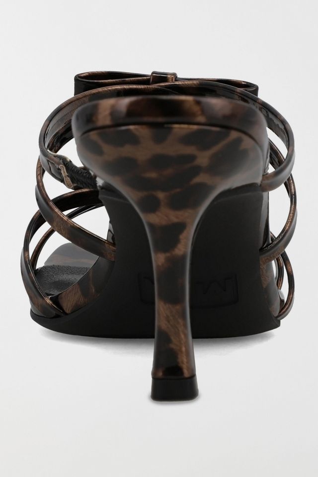 MIA Sonja Leopard Bow Heeled Sandal #2
