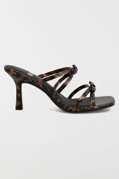 MIA Sonja Leopard Bow Heeled Sandal