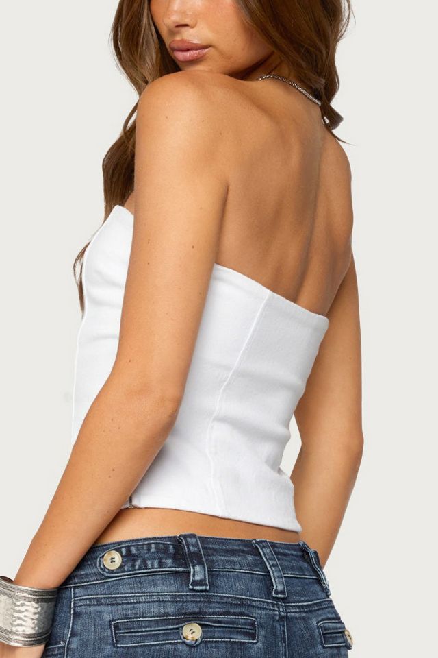 Edikted Tanda Napoleon Strapless Top #4