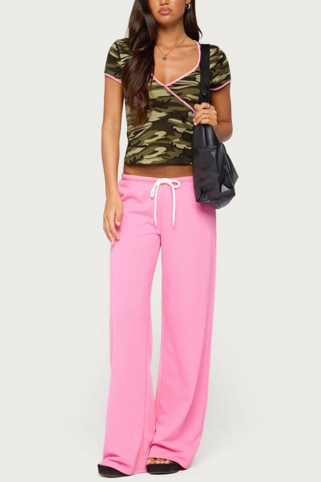 Edikted Teana Contrast Camo Top #1