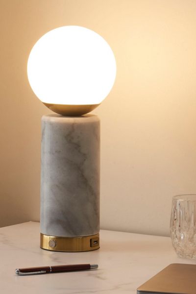 Brightech Aspen LED USB Charging Table Lamp