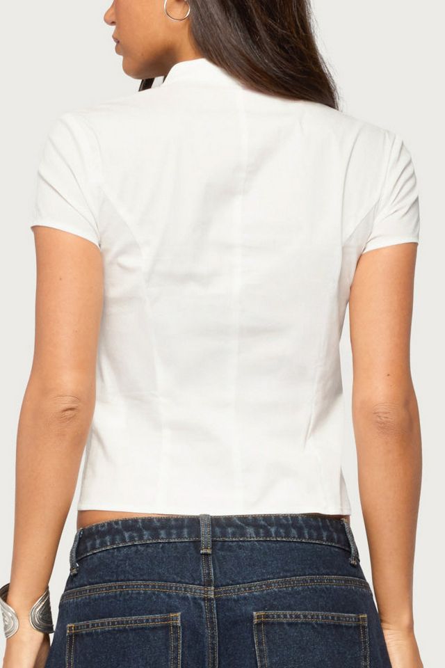 Edikted Yali Woven Napoleon Top #4