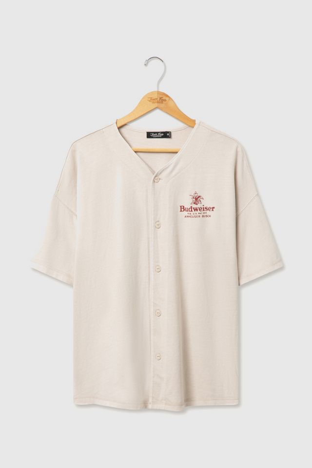 Junk Food Budweiser Baseball Jersey #1