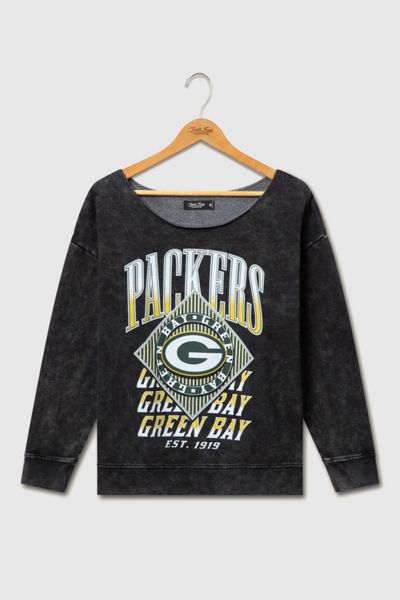 Junk Food Women's NFL Off Shoulder Cropped Fleece