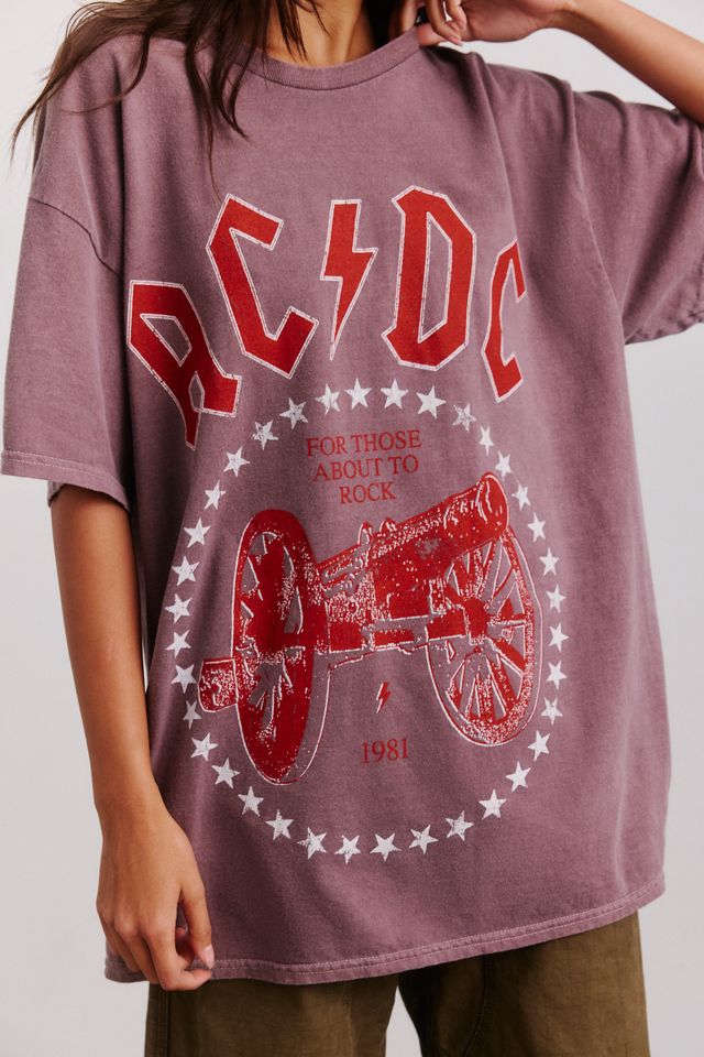 ACDC Those About To Rock Graphic Oversized Tee #2
