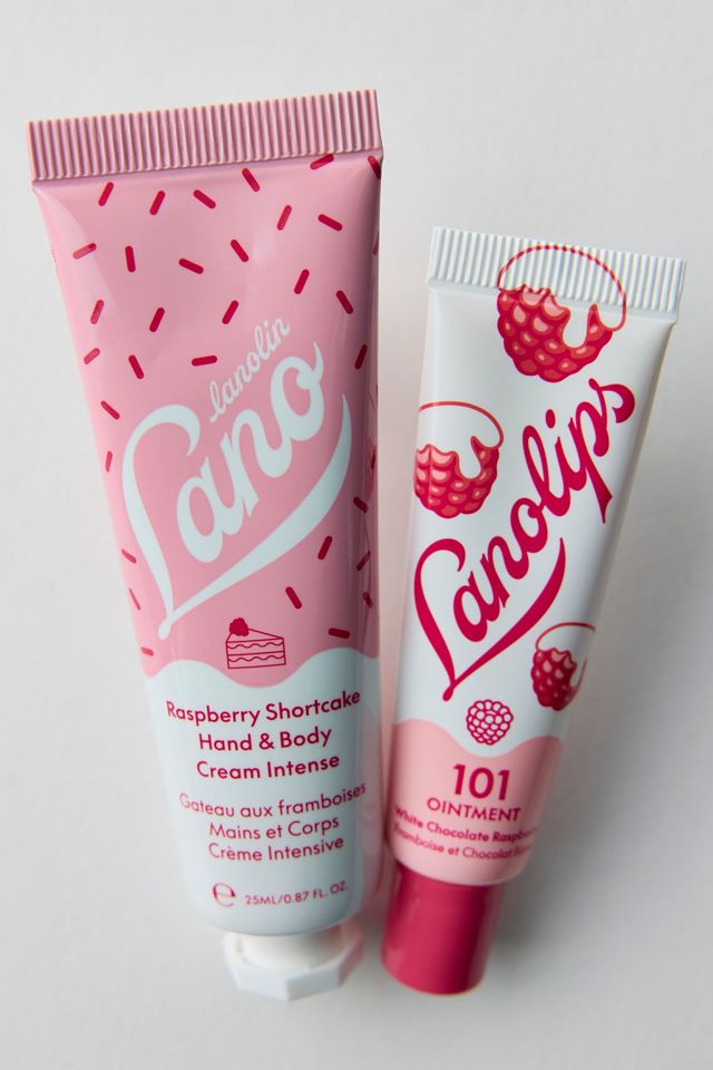 Lanolips Raspberry Shortcake Lotion & Lip Duo Gift Set #1