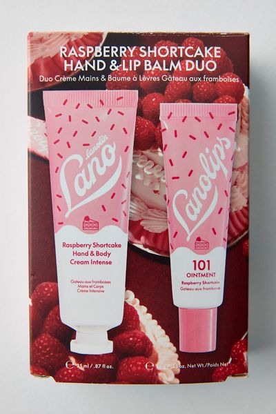 Lanolips Raspberry Shortcake Lotion & Lip Duo Gift Set