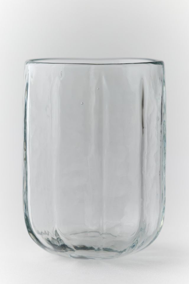 Hand-Blown Hammered 10 oz Drinking Glass Set #2
