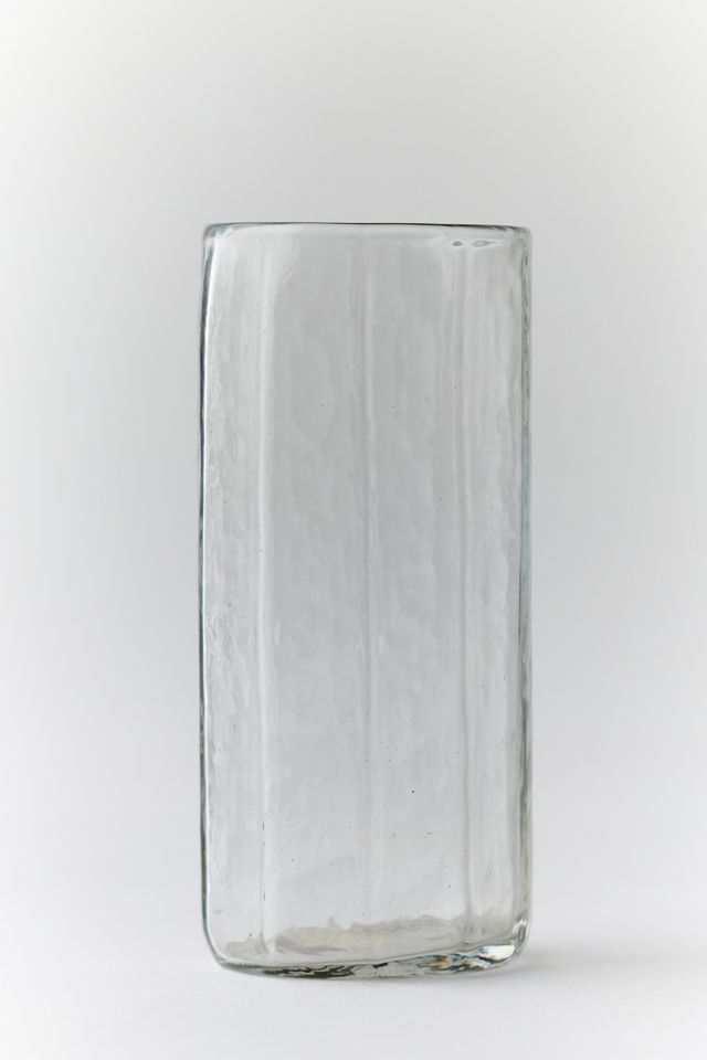 Hand-Blown Hammered 15 oz Drinking Glass Set #2